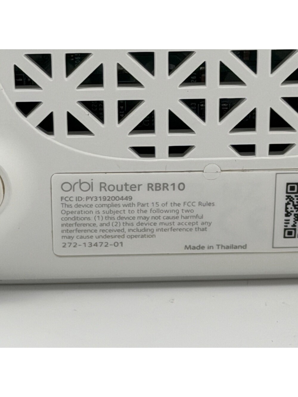 NETGEAR Orbi RBR10 AC1200 Mesh WiFi Router Bundle Power Adapter Tested - Picture 4 of 4